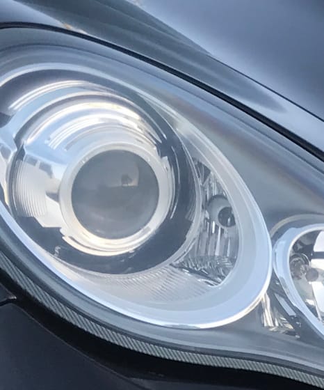 The after result of a headlight restoration performed by Coast 2 Coast Detailing, in Tallahassee, FL.